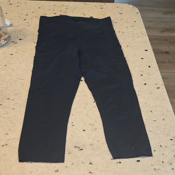 Navy Blue Lululemon Athletic Leggings - Picture 2 of 4